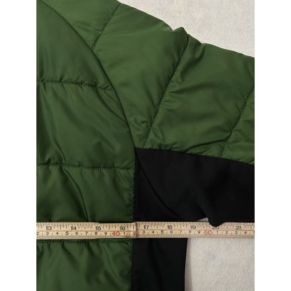 The North Face Large 14/16 Jacket Green Black Quilted Insulated Puffer Full Zip - Picture 6 of 11